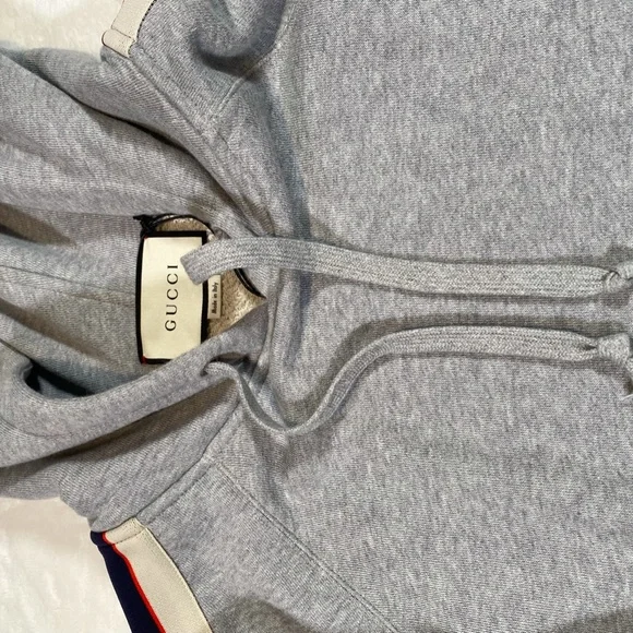 Gucci Jersey Hoodie Gray - Picture 5 of 15